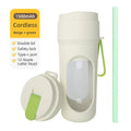 Liquidificador Portátil USB 400ml | Mini Juicer Elétrico 2 Copos para Sucos, Smoothies, Laranja e Limão
