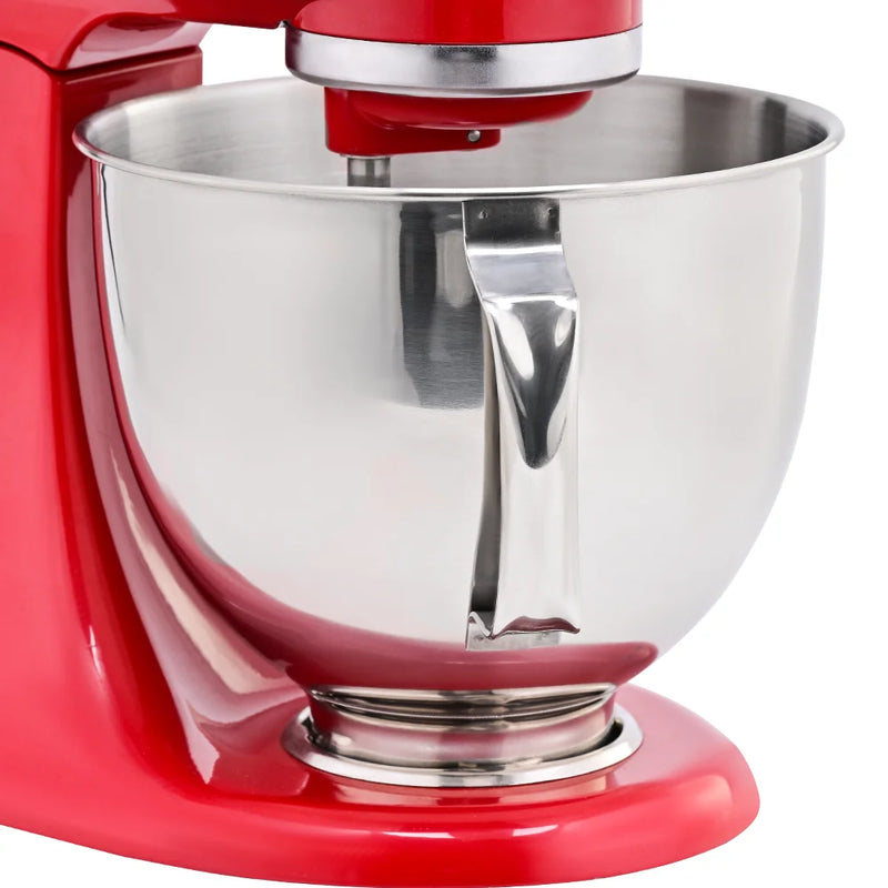 Stainless Steel 5QT Mixing Bowl with Handle – Compatible with KitchenAid Artisan & Classic 4.5–5 Quart Tilt-Head Mixers